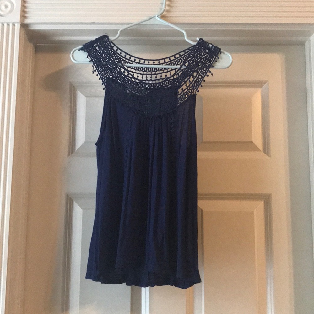 Navy tank top